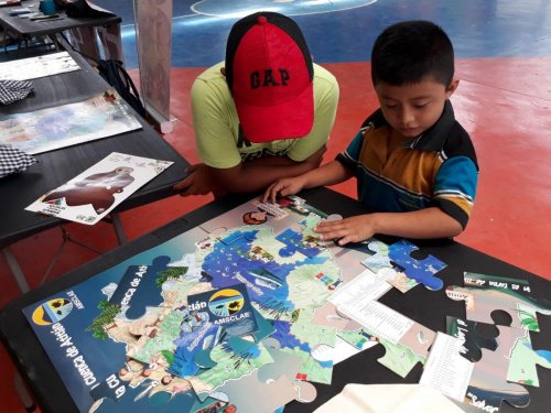 Instituciones ambientales conmemoran día mundial del reciclaje en San Juan la Laguna 