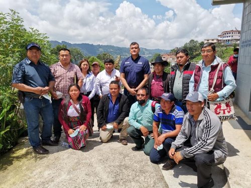 Vicepresidente de la República visita Planta de Tratamiento de Aguas Residuales en San José Chacayá