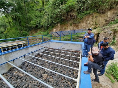 Avanza gestión para activación de sistema de tratamiento de aguas residuales en Santa Lucía Utatlán