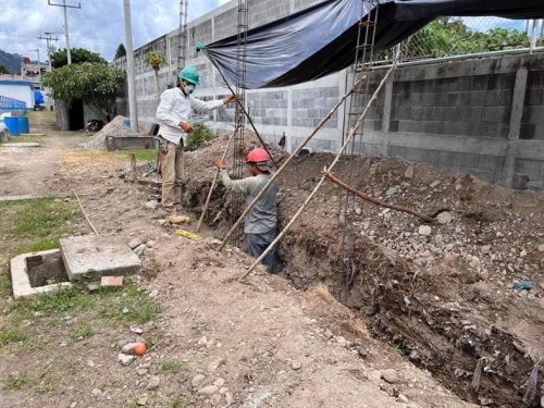 Supervisión avances del mejoramiento al sistema de tratamiento de aguas residuales en Panajachel