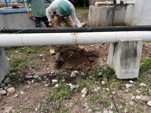 Supervisión avances del mejoramiento al sistema de tratamiento de aguas residuales en Panajachel