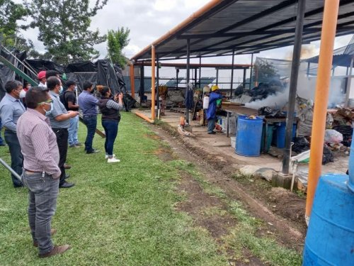 Autoridades municipales de la cuenca visitan planta incineradora de residuos sólidos