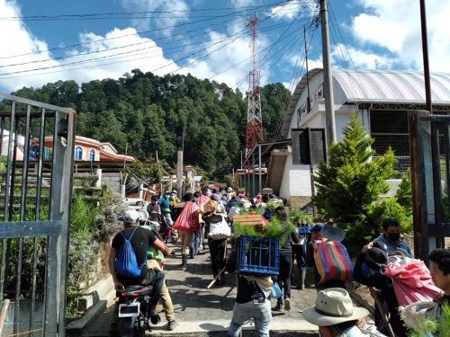 AMSCLAE y Municipalidad de Nahualá reforestan parte alta de la cuenca