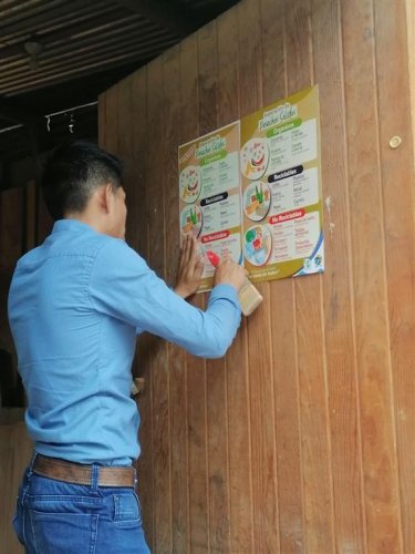 Campaña de concientización a comerciantes de San Marcos la Laguna 