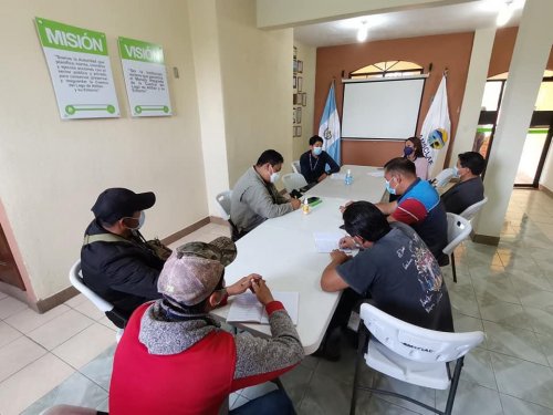 Reunión de coordinación interinstitucional con COCODE de San Jorge la Laguna 