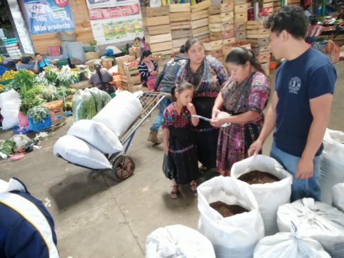 Abono Orgánico es promovido en agricultores de la cuenca del lago Atitlán 