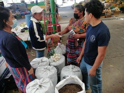 Abono Orgánico es promovido en agricultores de la cuenca del lago Atitlán 