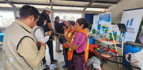 AMSCLAE entrega insumos y herramientas para la Gestión integral de los Desechos y Residuos Sólidos en San Lucas Tolimán