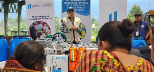 Entrega de equipo fortalecerá gestión integral de los residuos y desechos sólidos en Santiago Atitlán