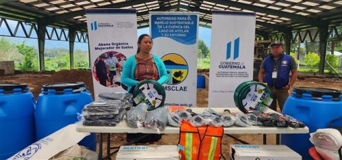 Entrega de equipo fortalecerá gestión integral de los residuos y desechos sólidos en Santiago Atitlán