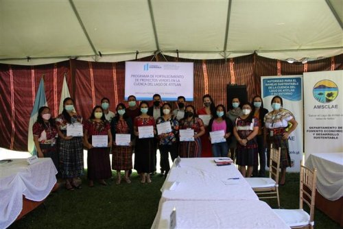 Finaliza programa de fortalecimiento a proyectos verdes de la Cuenca del lago de Atitlán 