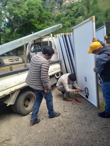 Sistema fotovoltaico contribuirá a la distribución de agua segura en San Juan Argueta, Sololá