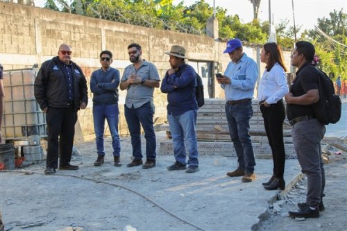 Los representantes de las instituciones que conforman la Mesa Técnica Interinstitucional de Tzanjuyú, se reunieron con el fin de evaluar el progreso de la obra destinada a tratar por completo el desfogue de las aguas residuales en el embarcadero Tzanjuyú, ubicado en Panajachel.