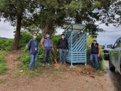 Instalación de casetas para la recolección de envases de agroquímicos