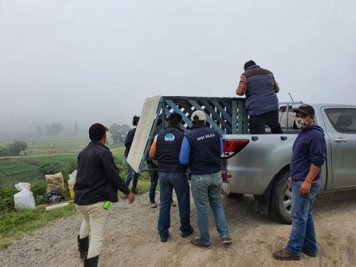 Instalación de casetas para la recolección de envases de agroquímicos