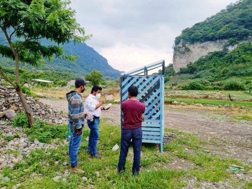 Instalación de casetas para la recolección de envases de agroquímicos