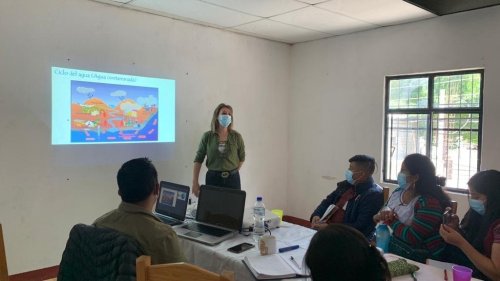 AMSCLAE prepara líderes ambientales para la cuenca del lago Atitlán 