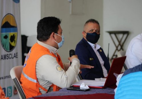 Mesa técnica del Tzanjuyu se reúne para continuar con las acciones de mejoramiento de la Planta de Tratamiento de Aguas Residuales