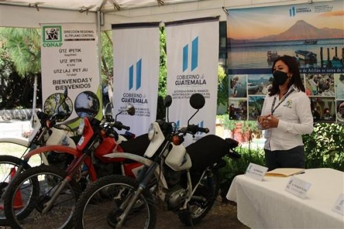 AMSCLAE traslada motocicletas al CONAP para fortalecer la gestión de los guarda recursos de la Cuenca