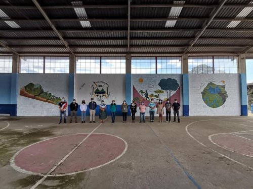 AMSCLAE promueve educación ambiental a través de murales ambientales