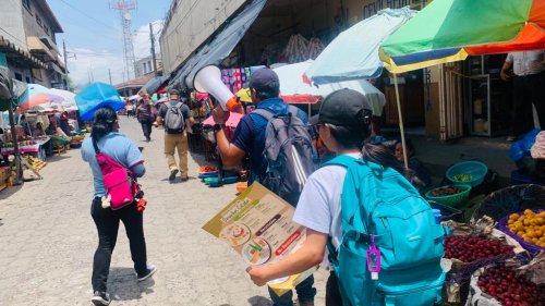 Campaña de perifoneo en Santiago Atitlán 