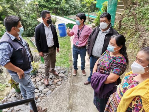 Inauguran proyecto de mejoramiento del sistema de tratamiento de aguas residuales de la Aldea San Jorge la Laguna