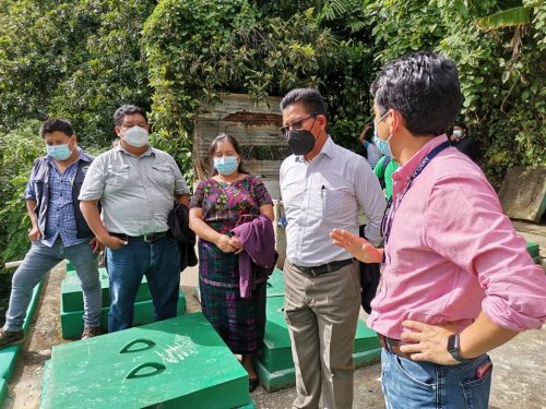 Inauguran proyecto de mejoramiento del sistema de tratamiento de aguas residuales de la Aldea San Jorge la Laguna