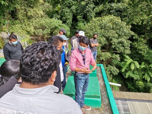 Inauguran proyecto de mejoramiento del sistema de tratamiento de aguas residuales de la Aldea San Jorge la Laguna