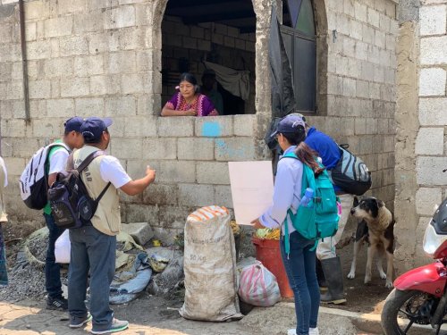 AMSCLAE implementa campaña de sensibilización domiciliar en San Lucas Tolimán