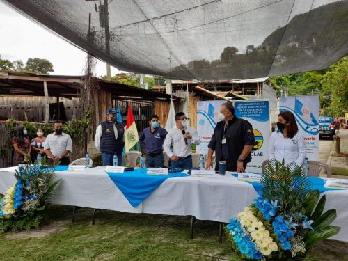 Municipalidad de San Marcos La Laguna junto a la AMSCLAE, MARN y COPRESAM inauguran proyecto de paneles solares en Planta de Tratamiento de Agus Residuales