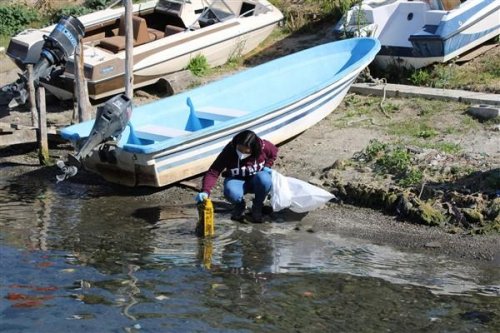 Instituciones se unen para contribuir con el saneamiento ambiental de San Antonio Palopó.