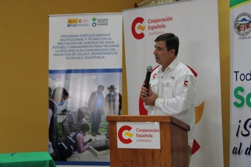 Cooperación Española inaugura programa de Agua y Saneamiento para el Departamento de Sololá 