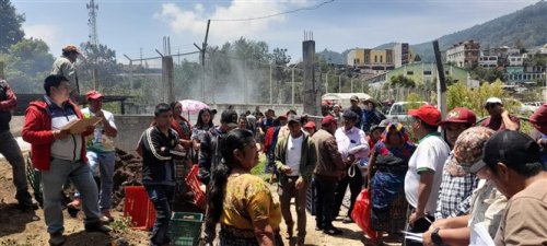 Agricultores de Santa Lucía Utatlán implementarán prácticas de conservación de suelos 