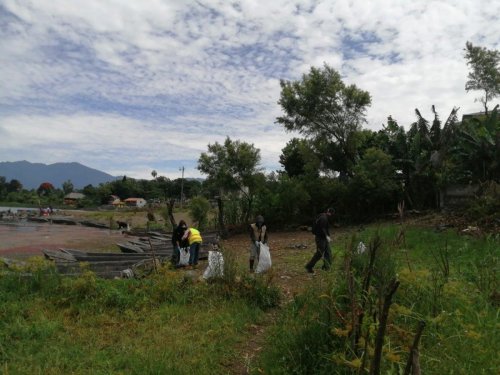 Jornada de limpieza promueve el manejo adecuado de los residuos sólidos en Santiago Atitlán