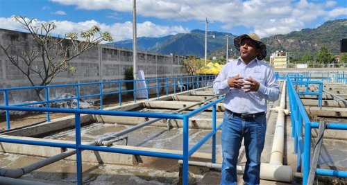 AMSCLAE implementa proyecto de energías renovables en Sistema de Tratamiento de Aguas Residuales