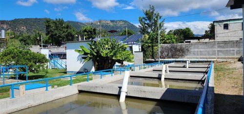AMSCLAE implementa proyecto de energías renovables en Sistema de Tratamiento de Aguas Residuales