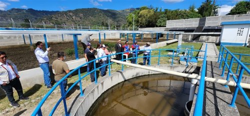 AMSCLAE implementa proyecto de energías renovables en Sistema de Tratamiento de Aguas Residuales