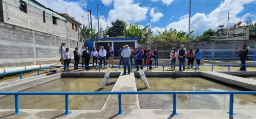 AMSCLAE implementa proyecto de energías renovables en Sistema de Tratamiento de Aguas Residuales