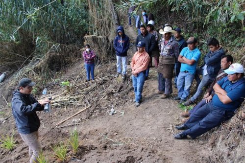 Inauguración del Mejoramiento del Sistema de Mini-riego en la Aldea El Tablón, Sololá