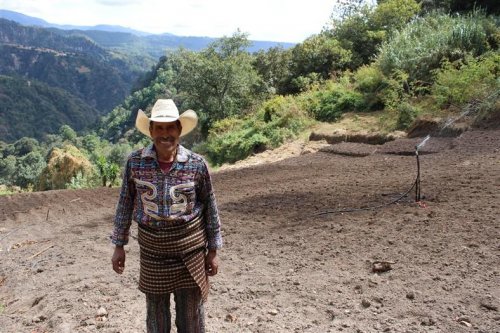 Inauguración del Mejoramiento del Sistema de Mini-riego en la Aldea El Tablón, Sololá