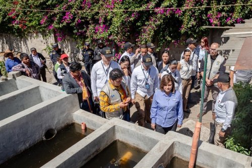 Vicepresidenta de la República enfoca su agenda de trabajo en la protección ambiental de la cuenca del lago Atitlán